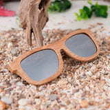 BestBuySale Wooden Sunglasses Polarized Square Wood Frame Sunglasses In Wooden Gift Box-Green,Blue,Yellow,Gray 