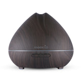 BestBuySale Humidifier Changing LED Lights 400ml  Ultrasonic Air Humidifier/Aroma Essential Oil Diffuser with Wood Grain 