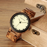 BestBuySale Wooden Watch Men's Wood Watch with Luminous Dial Face 