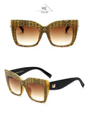 BestBuySale Women's Sunglasses Summer Fashion Women's Cat Eye Sunglasses - Black,Silver Mirror,Rose gold,White gray 