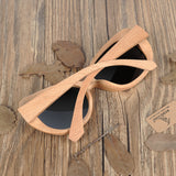 BestBuySale Sunglasses Fashion Polarized  Handmade Wooden Pilot Sunglasses With Wood Box Case 
