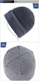 BestBuySale Skullies & Beanies Knitted Winter Beanie For Men - Gray,Blue 