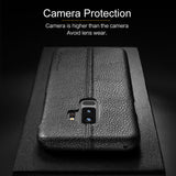 BestBuySale Galaxy S9 & S9 Plus Cases Samsung Galaxy S9 & S9 Plus Litchi Leather Texture Cases -Black,Blue,Light Brown 