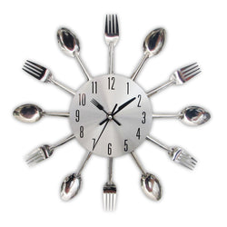 BestBuySale Clocks Modern Kitchen Cutlery Wall Clocks Spoon Fork Creative - Home Decor 