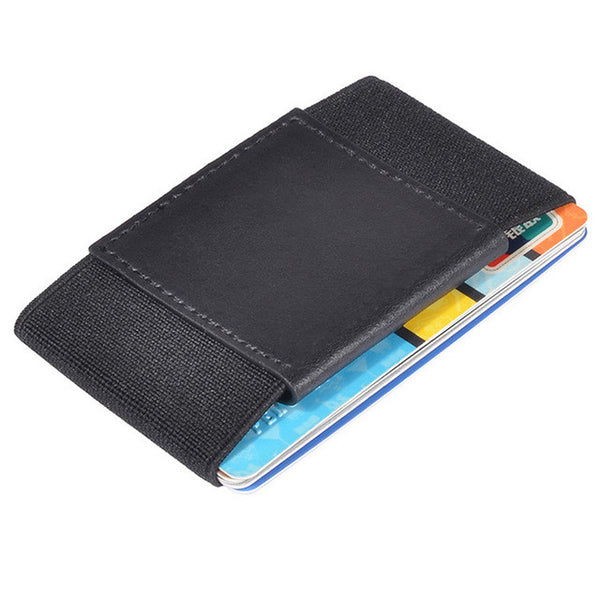 Slim Wallet Genuine Leather Credit Card Holder Unisex 6 Card 