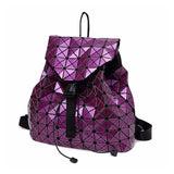 BestBuySale Backpack HS RHYME Women Diamond Geometric  Backpack 
