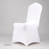 BestBuySale Chair Covers 100/50 Pieces Cheap Wholesale Universal White Chair Covers For Weddings,Banquets,Event Decor 