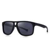 BestBuySale Black Sunglasses Men's Polarized All Black Frame Fashion Sunglasses - Black,Blue,Red,Silver Lenses 