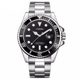 BestBuySale Watch Fashion Luxury Men's  Stainless Steel Band With Date Display 