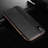 BestBuySale Cases Ultra Thin Slim Fashion Acrylic Frame + Black Soft TPU Cover For iPhone X - Blue,Gold,Gray,Red,Silver 