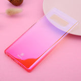 BestBuySale Cases Luxury  Gradient Color Transparent Hard PC Case For Galaxy Note8  - Transparent Black,Transparent Blue,Transparent Pink 