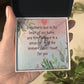 Unique Gift for Mother - Forever Love Gold/White  Finish Necklace with On-Demand Message Card:" A Token of a Mother's Endless Love" in a  Gift Box
