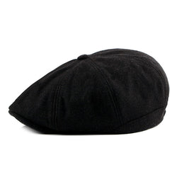 BestBuySale Beret Hat Men's Fashion Winter Beret Hat - Black,Dark Gray,Blue Plaid,Light Gray 