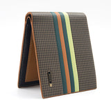 BestBuySale Wallets Men's  Leather Striped Wallet 