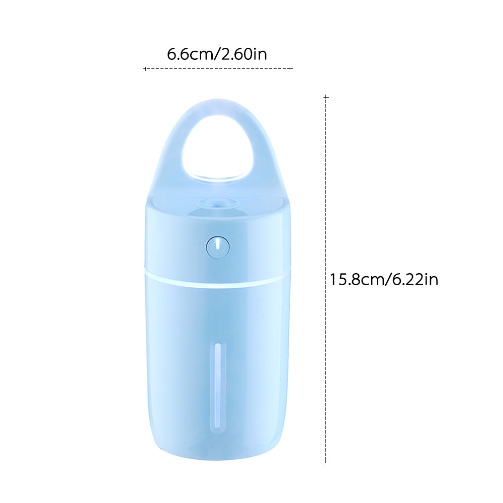 Mini Portable Colorful USB Air Humidifier - White,Blue,Pink