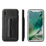 BestBuySale Cases Cases With Card Slot & Kickstand  for iPhone X - Black,Brown,Green,Red 