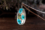 BestBuySale Pendant Necklace Dried Flower Pendant Necklaces 