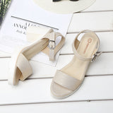 BestBuySale Women's Sandals Fashion Ankle Strap High Square Heel Summer Sandals Shoes 