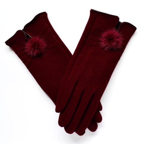 Women s Elegant Fashion Mink Ball Gloves Purple Beige Grey Coffee Gr women-s-elegant-fashion-mink-ball-gloves-purple-beige-grey-coffee-gr