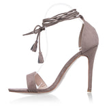 BestBuySale Heels Women's Fashion Gladiator Lace up High Heels Shoe 