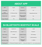 BestBuySale Smart Scale Digital Bluetooth Smart Scale - Black,White 