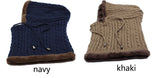 BestBuySale Skullies & Beanies Men's Winter Knitted Scarf Beanie - Black,Gray,Navy,Wine Red,Coffee,Khaki 
