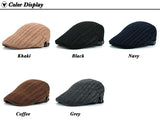 BestBuySale Beret Hat Winter Cotton Beret Hat For Men - Khaki,Black,Navy,Coffee,Grey 