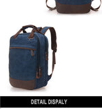 BestBuySale Backpack Men's Canvas Backpack - Blue,Sky Blue,Coffee,Khaki 