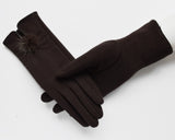 BestBuySale Gloves & Mittens Women's Elegant Fashion Mink Ball Gloves - Purple,Beige,Grey,Coffee,Green,Brown,Wine Red,Black 