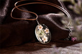 BestBuySale Pendant Necklace Dried Flower Pendant Necklaces 