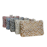 BestBuySale Clutch Bags Women's Fashion Crystal Beaded Clutch Bags -Red,Black,White,Gold,Blue,Silver,Black 