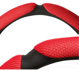 BestBuySale Steering Wheel Covers Breathable Skidproof Car Steering Wheel Cover - Black,Gray,Red 