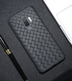 BestBuySale Galaxy S9 & S9 Plus Cases Unique Woven Silicone Case For Samsung Galaxy S9 and S9 Plus Case - Black 