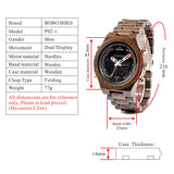 BestBuySale Watch LED Digital Wood Watch for Men 