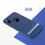 BestBuySale Cases Back Cover Protector Shell Phone Case for iPhone X - Black Gold,Black Grey,Black blue,Blue,Red 