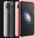 BestBuySale Cases Heavy Duty Protection Case for iPhone X - Transparent,Transparent Black,Transparent Pink 