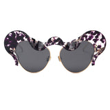 BestBuySale Women's Sunglasses Unique Women's Fashion Cat Eye Sunglasses -Black,Brown,Silver,Rose Gold 
