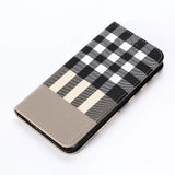 BestBuySale Cases Luxury Wallet Grid Pattern Business Case for Apple IPhone X With Card Slot 