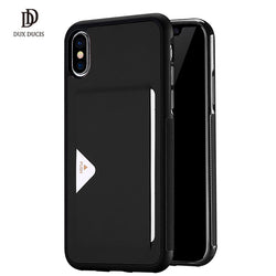 BestBuySale Cases PU Leather Card Case for IPhone 8 with Wallet Credit Card Slot - Black/Red/White 