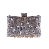 BestBuySale Clutch Bags Women's Fashion Metal Beaded Clutch Bags - Silver,Black,Gold 