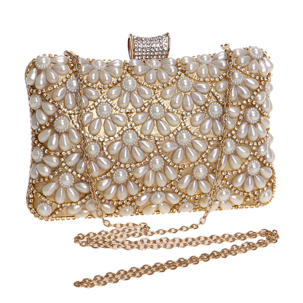 Delicate Shining Beading Clutch Women's Handbags