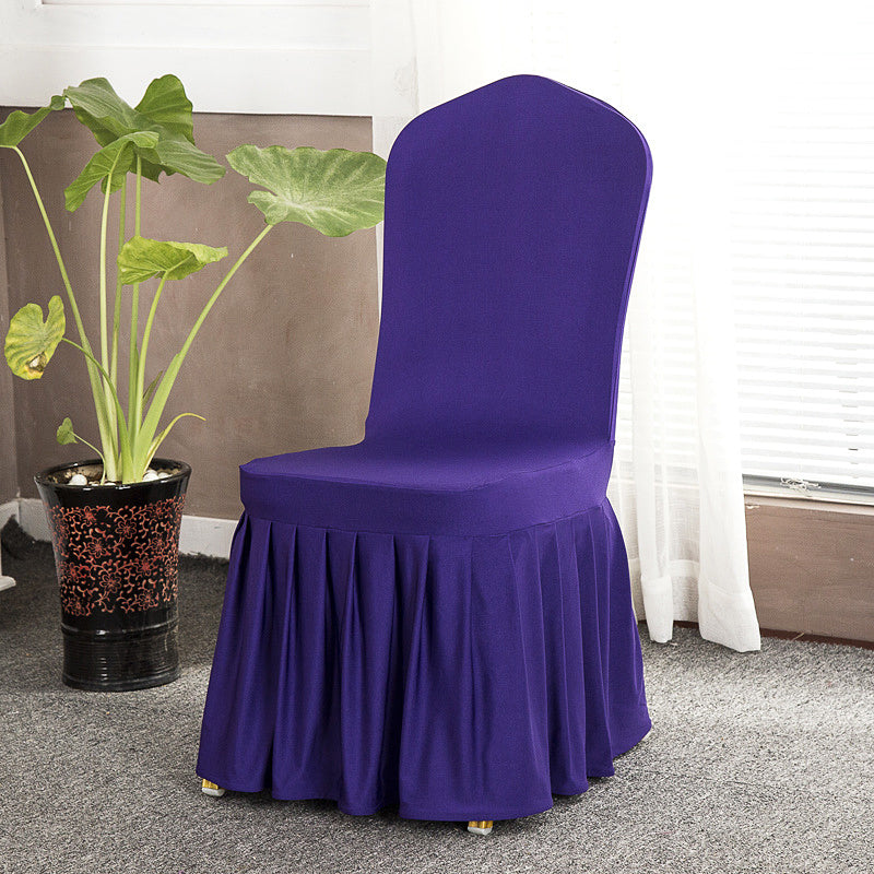 Solid Color Stretch Chair Covers