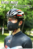 BestOnlineMasque de Protection pour Sport/Cycliste/Vélo avec filtre carbone anti-pollution