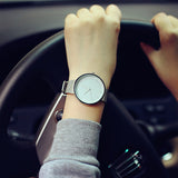 BestBuySale Watch Luxury silver Mesh Wristwatch 