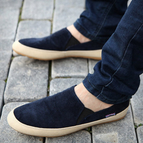Men's Summer Breathable Loafers Canvas Shoes