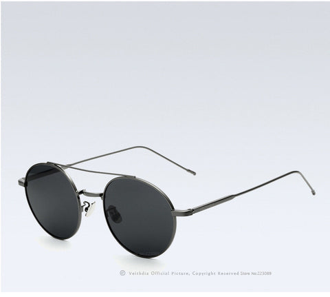 BestBuySale Sunglasses Brand Fashion Round Polarized Coating Mirror Sunglasses For Men/Women 