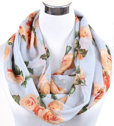 BestBuySale Scarves Women's Winter/Autumn Fashion Chiffon Infinity Scarves - 8 Variants 