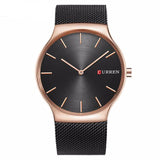BestBuySale Watch Curren Luxury Quartz Analog Stainless Steel Brand Wristwatch For Men - Black/Blue/Grey/Gold/Rose Gold 