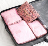 BestBuySale Luggage & Travel Bags 6PCS/Set High Quality Oxford Cloth Travel Mesh Luggage Organizer Bag 
