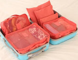 BestBuySale Luggage & Travel Bags 6PCS/Set High Quality Oxford Cloth Travel Mesh Luggage Organizer Bag 
